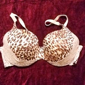 Victoria Secret Bra 36DD Animal Print